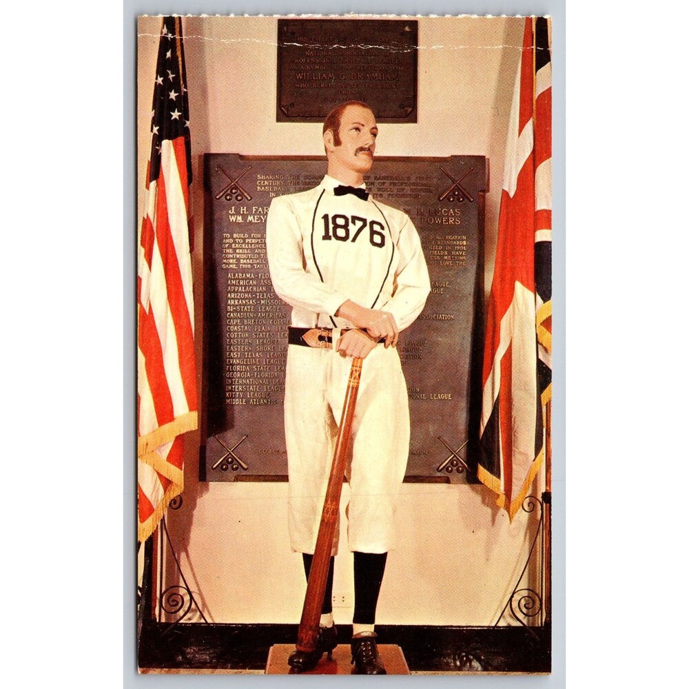 Postcard NY Cooperstown National Baseball Hall of Fame Dickey Bosomed Uniform - Picture 1 of 2